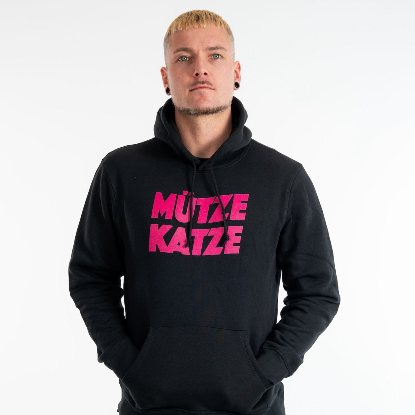 MÜTZE KATZE (LOGO) LILA - HOODIE